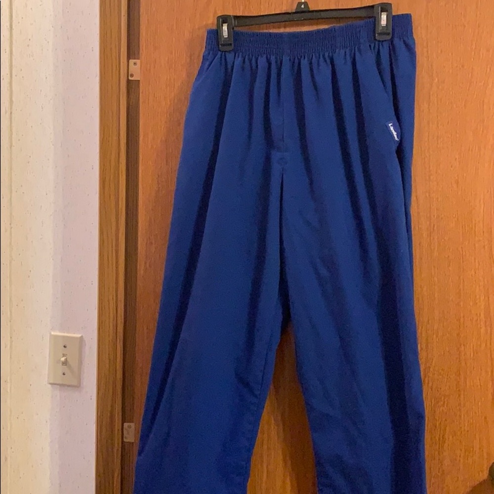 Landau Galaxy blue scrub bottoms